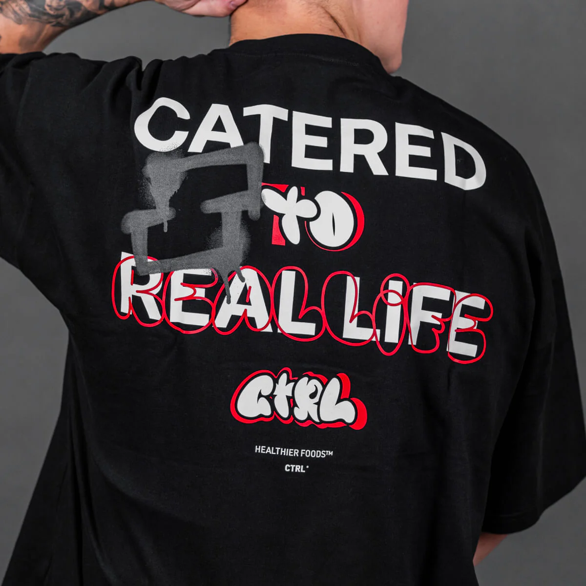 Graffiti Red - Oversized T-Shirt - Image 5