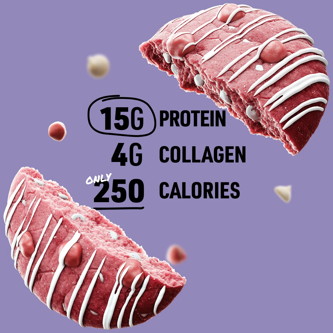 Miami Nights Red Velvet - Deluxe Protein Cookies (Box of 12) - Image 3